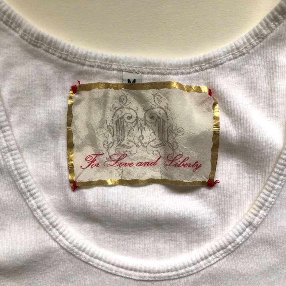 Scull Tank Top Med, White - Picture 7 of 8